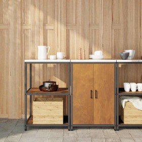 Juego de Almacenamiento de Cocina con estante 2 pcs Oxidado en Armarios de cocina | Comprar online en Foru.es