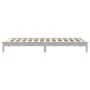Estructura cama individual madera maciza pino blanco 90x190 cm de vidaXL, Camas y somieres - Ref: Foro24-820572, Precio: 92,7...