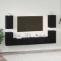 Conjunto de mueble de TV Roble Negro Madera de ingeniería en Muebles TV | Comprar online en Foru.es