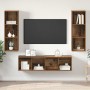 Conjunto de mueble de TV Montaje en la pared 3 pcs Madera Vieja en Muebles TV | Comprar online en Foru.es