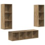 Conjunto de mueble de TV 3 pcs Roble artesanal en Muebles TV | Comprar online en Foru.es