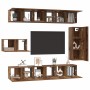 Conjunto de mueble de TV 8 pcs Madera envejecida en Muebles TV | Comprar online en Foru.es