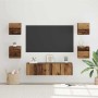 Conjunto de mueble de TV 6 pcs Madera envejecida en Muebles TV | Comprar online en Foru.es