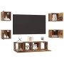 Conjunto de mueble de TV 6 pcs Madera envejecida en Muebles TV | Comprar online en Foru.es