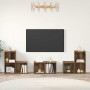Conjunto de mueble de TV Montaje en la pared 6 pcs Madera Vieja en Muebles TV | Comprar online en Foru.es