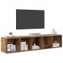 Juego de muebles de TV 2 pcs Madera Vieja Madera contrachapada en Muebles TV | Comprar online en Foru.es