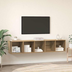 Juego de muebles de TV 2 pcs Roble artesanal en Muebles TV | Comprar online en Foru.es