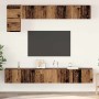 Conjunto de mueble de TV 5 pcs Madera envejecida en Muebles TV | Comprar online en Foru.es