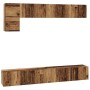 Conjunto de mueble de TV 5 pcs Madera envejecida en Muebles TV | Comprar online en Foru.es