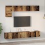 Conjunto de mueble de TV 5 pcs Madera envejecida en Muebles TV | Comprar online en Foru.es
