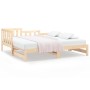 Sofá cama extraíble madera maciza de pino 2x(90x190) cm de vidaXL, Camas y somieres - Ref: Foro24-820746, Precio: 134,55 €, D...