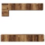 Conjunto de mueble de TV 5 pcs Madera envejecida en Muebles TV | Comprar online en Foru.es