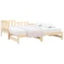 Removable sofa bed solid pine wood 2x(90x190) cm by vidaXL, Beds and slatted bases - Ref: Foro24-820746, Price: 132,76 €, Dis...