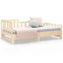 Removable sofa bed solid pine wood 2x(90x190) cm by vidaXL, Beds and slatted bases - Ref: Foro24-820746, Price: 132,76 €, Dis...