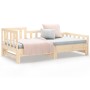 Sofá cama extraíble madera maciza de pino 2x(90x190) cm de vidaXL, Camas y somieres - Ref: Foro24-820746, Precio: 134,55 €, D...