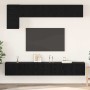 Conjunto de mueble de TV 5 pcs Roble Negro Madera de ingeniería en Muebles TV | Comprar online en Foru.es