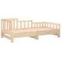 Removable sofa bed solid pine wood 2x(90x190) cm by vidaXL, Beds and slatted bases - Ref: Foro24-820746, Price: 132,76 €, Dis...