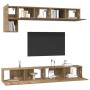 Conjunto de mueble de TV 5 pcs Roble artesanal en Muebles TV | Comprar online en Foru.es