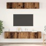 Conjunto de mueble de TV 5 pcs Madera envejecida en Muebles TV | Comprar online en Foru.es