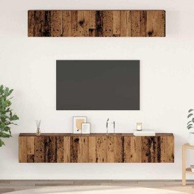 Conjunto de mueble de TV 5 pcs Madera envejecida en Muebles TV | Comprar online en Foru.es