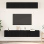 Conjunto de mueble de TV 5 pcs Roble Negro Madera de ingeniería en Muebles TV | Comprar online en Foru.es