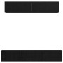 Conjunto de mueble de TV 5 pcs Roble Negro Madera de ingeniería en Muebles TV | Comprar online en Foru.es
