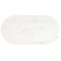 Tablero de mesa ovalado madera maciza pino blanco 60x30x2,5 cm de vidaXL, Tableros para mesas - Ref: Foro24-824341, Precio: 2...