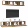 Conjunto de mueble de TV 5 pcs Roble artesanal en Muebles TV | Comprar online en Foru.es