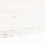 Tablero de mesa ovalado madera maciza pino blanco 60x30x2,5 cm de vidaXL, Tableros para mesas - Ref: Foro24-824341, Precio: 2...