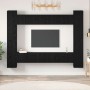 Conjunto de mueble de TV 10 pcs Roble Negro 30,5 x 30 x 90 cm en Muebles TV | Comprar online en Foru.es