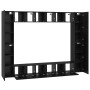 Conjunto de mueble de TV 10 pcs Roble Negro 30,5 x 30 x 90 cm en Muebles TV | Comprar online en Foru.es