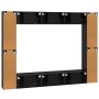Conjunto de mueble de TV 10 pcs Roble Negro 30,5 x 30 x 90 cm en Muebles TV | Comprar online en Foru.es