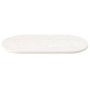 Tablero de mesa ovalado madera maciza pino blanco 90x45x2,5 cm de vidaXL, Tableros para mesas - Ref: Foro24-824356, Precio: 5...