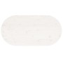 Tablero de mesa ovalado madera maciza pino blanco 90x45x2,5 cm de vidaXL, Tableros para mesas - Ref: Foro24-824356, Precio: 5...