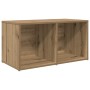Conjunto de mueble de TV 3 pcs Marrón Madera contrachapada en Muebles TV | Comprar online en Foru.es