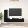 Mueble de TV de Pared 2 pcs Roble Negro Madera de ingeniería en Muebles TV | Comprar online en Foru.es