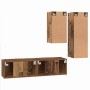 Conjunto de mueble de TV 4 pcs Madera envejecida en Muebles TV | Comprar online en Foru.es