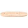 Tablero de mesa ovalado madera maciza de pino 60x30x2,5 cm de vidaXL, Tableros para mesas - Ref: Foro24-824340, Precio: 22,61...