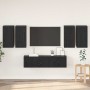 Conjunto de mueble de TV Roble Negro Madera de ingeniería en Muebles TV | Comprar online en Foru.es