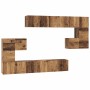 Conjunto de mueble de TV 10 pcs Madera envejecida en Muebles TV | Comprar online en Foru.es