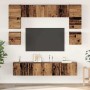 Conjunto de mueble de TV 8 pcs Madera envejecida en Muebles TV | Comprar online en Foru.es