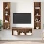 Conjunto de mueble de TV Montaje en la pared 3 pcs Madera Vieja en Muebles TV | Comprar online en Foru.es