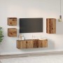 Conjunto de mueble de TV 5 pcs Madera envejecida en Muebles TV | Comprar online en Foru.es