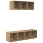 Conjunto de mueble de TV 2 pcs Roble artesanal en Muebles TV | Comprar online en Foru.es