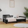 Sofá cama extraíble madera maciza de pino negro 2x(90x190) cm de vidaXL, Camas y somieres - Ref: Foro24-820750, Precio: 179,5...
