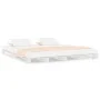 Cama de palets madera maciza de pino blanca 120x200 cm de vidaXL, Camas y somieres - Ref: Foro24-821388, Precio: 121,28 €, De...