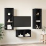 Conjunto de mueble de TV Roble Negro 37 x 37 x 107 cm en Muebles TV | Comprar online en Foru.es