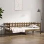 Sofá cama de madera maciza de pino marrón miel 80x200 cm de vidaXL, Camas y somieres - Ref: Foro24-820754, Precio: 82,32 €, D...