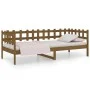 Sofá cama de madera maciza de pino marrón miel 80x200 cm de vidaXL, Camas y somieres - Ref: Foro24-820754, Precio: 82,32 €, D...