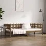 Sofá cama de madera maciza de pino marrón miel 80x200 cm de vidaXL, Camas y somieres - Ref: Foro24-820754, Precio: 82,32 €, D...